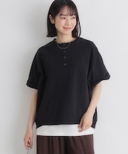 HONEYSUCKLE ROSE(ハニーサックルローズ)【サマスウェ】ヘンリードルマンプルオーバー
