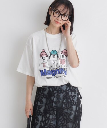 HONEYSUCKLE ROSE(ハニーサックルローズ)おばけプリントビッグＴ