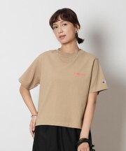 Champion(チャンピオン)【レディース】ショート丈ロゴTシャツ