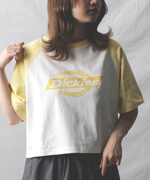 Dickies(ディッキーズ)【レディース】プリントラグランTシャツ