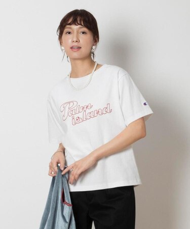Champion(チャンピオン)【レディース】チェーン刺繍ロゴTシャツ