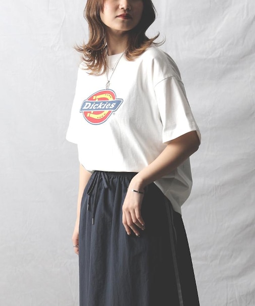 Dickies(ディッキーズ)【レディース】アイコンロゴクロップドＴシャツ