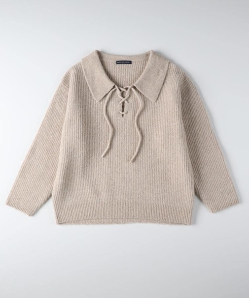 HONEYSUCKLE ROSE(ハニーサックルローズ)【レディース】メランジスキッパーセーター