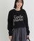 HONEYSUCKLE ROSE(ハニーサックルローズ)【レディース】スウェットライク刺繍セーター(洗濯機で洗える)