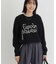 HONEYSUCKLE ROSE(ハニーサックルローズ)【レディース】スウェットライク刺繍セーター(洗濯機で洗える)