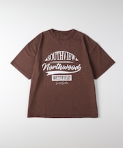 HONEYSUCKLE ROSE(ハニーサックルローズ)アシッド加工ロゴプリントTシャツ