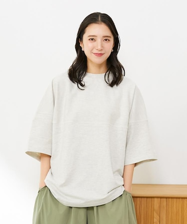 HONEYSUCKLE ROSE(ハニーサックルローズ)【サマスウェ】切替デザインTシャツ