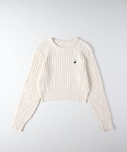 BEVERLY HILLS POLO CLUB(ビバリーヒルズポロクラブ)【レディース】ケーブルセーター