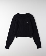 BEVERLY HILLS POLO CLUB(ビバリーヒルズポロクラブ)【レディース】ケーブルセーター