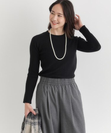 HONEYSUCKLE ROSE(ハニーサックルローズ)【レディース】もちもちハイネックセーター