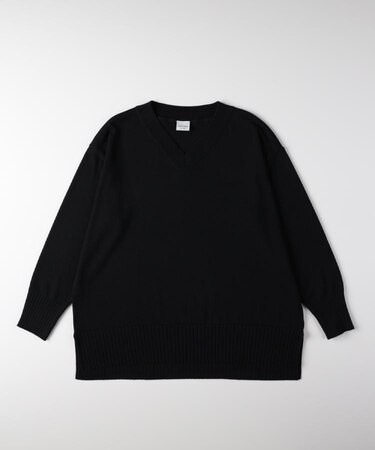 BACK NUMBER(バックナンバー)【レディース】「日本製」ニットVネックセーター