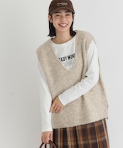 HONEYSUCKLE ROSE(ハニーサックルローズ)【レディース】ブークレニットベスト