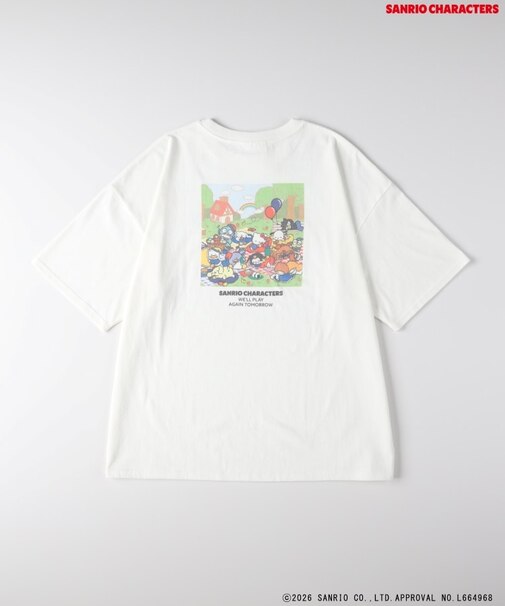 Other(ソノタ)「サンリオキャラクターズ」バックプリントＴシャツ