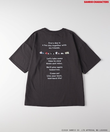 Other(ソノタ)「サンリオキャラクターズ」バックプリントTシャツ