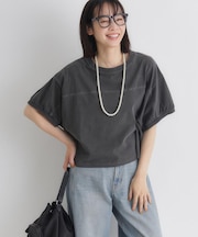 HONEYSUCKLE ROSE(ハニーサックルローズ)ピグメント加工ショートTシャツ