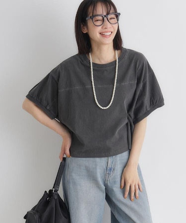 HONEYSUCKLE ROSE(ハニーサックルローズ)ピグメント加工ショートTシャツ