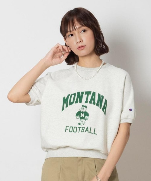 Champion(チャンピオン)【レディース】半袖ロゴスウェット｜ライトオン