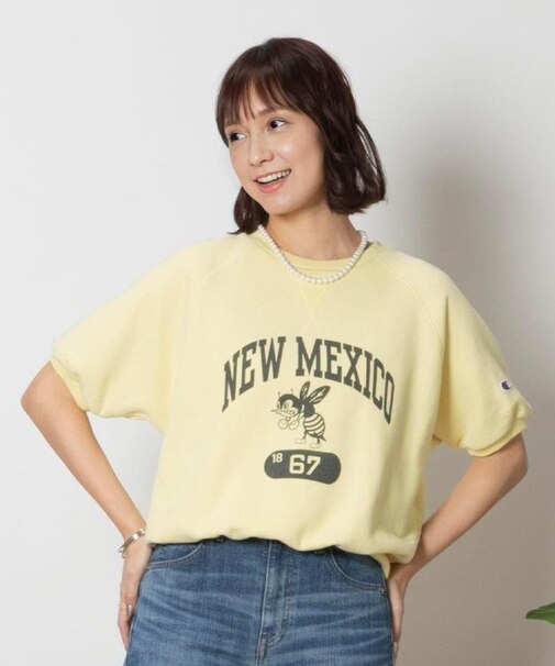 Champion(チャンピオン)【レディース】半袖ロゴスウェット