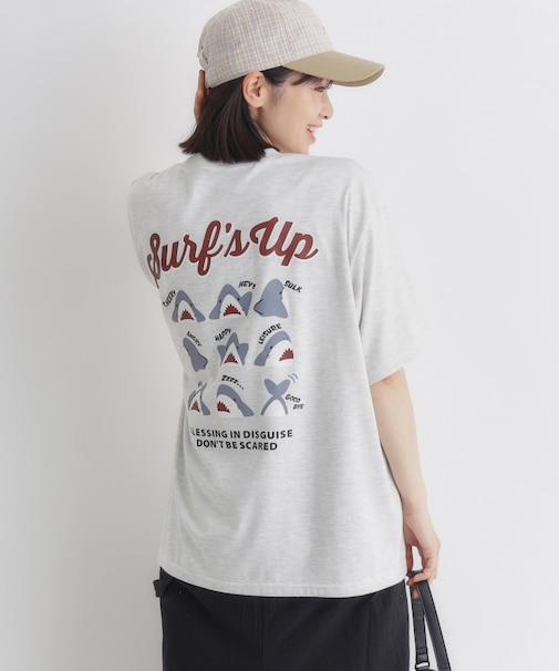 HONEYSUCKLE ROSE(ハニーサックルローズ)サメプリントビッグTシャツ