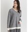 HONEYSUCKLE ROSE(ハニーサックルローズ)【レディース】フェイクレイヤードＶネックセーター