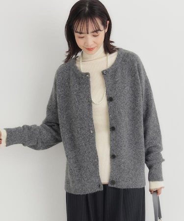 HONEYSUCKLE ROSE(ハニーサックルローズ)【レディース】シャギークルーカーディガン