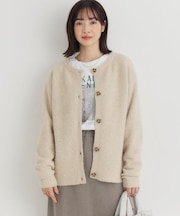 HONEYSUCKLE ROSE(ハニーサックルローズ)【レディース】シャギークルーカーディガン