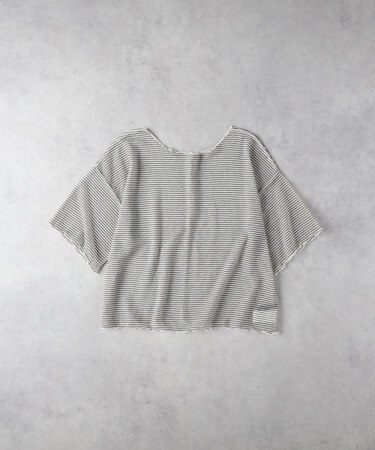 HONEYSUCKLE ROSE(ハニーサックルローズ)【レディース】シアーボーダー半袖Ｔシャツ