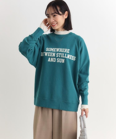 HONEYSUCKLE ROSE(ハニーサックルローズ)【レディース】アシッド加工ロゴスウェットプルオーバー