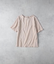 HONEYSUCKLE ROSE(ハニーサックルローズ)【レディース】ウェーブジャカード半袖Tシャツ