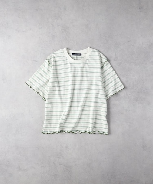 HONEYSUCKLE ROSE(ハニーサックルローズ)【レディース】マルチボーダー半袖Tシャツ