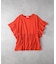 HONEYSUCKLE ROSE(ハニーサックルローズ)【レディース】「接触冷感」フリルTシャツ/プレーティング天竺