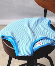 Healthknit(ヘルスニット)【レディース】ボーダーワッフルスリーブ