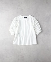 HONEYSUCKLE ROSE(ハニーサックルローズ)【レディース】「接触冷感」袖ボリュームTシャツ/とろみ天竺
