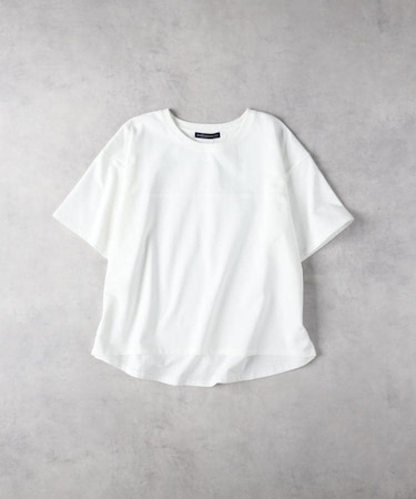 HONEYSUCKLE ROSE(ハニーサックルローズ)【レディース】フロント切り替えワイドＴシャツ