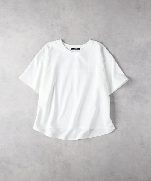 HONEYSUCKLE ROSE(ハニーサックルローズ)【レディース】フロント切り替えワイドＴシャツ