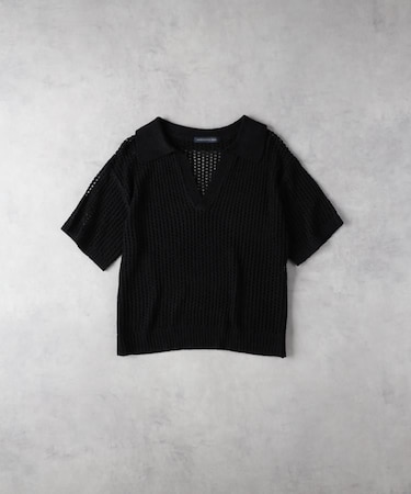 HONEYSUCKLE ROSE(ハニーサックルローズ)透かし編みスキッパーニット