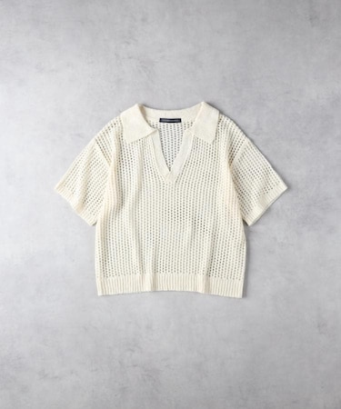 HONEYSUCKLE ROSE(ハニーサックルローズ)透かし編みスキッパーニット