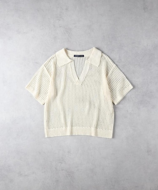 HONEYSUCKLE ROSE(ハニーサックルローズ)透かし編みスキッパーニット