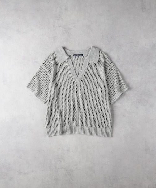 HONEYSUCKLE ROSE(ハニーサックルローズ)透かし編みスキッパーニット
