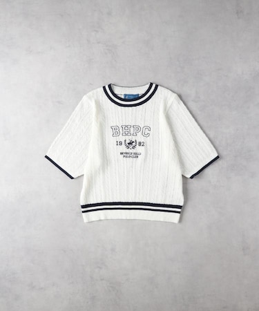 BEVERLY HILLS POLO CLUB(ビバリーヒルズポロクラブ)【レディース】【限定展開】刺繍ニット
