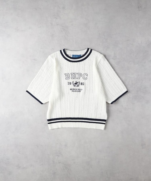 BEVERLY HILLS POLO CLUB(ビバリーヒルズポロクラブ)【レディース】【限定展開】刺繍ニット