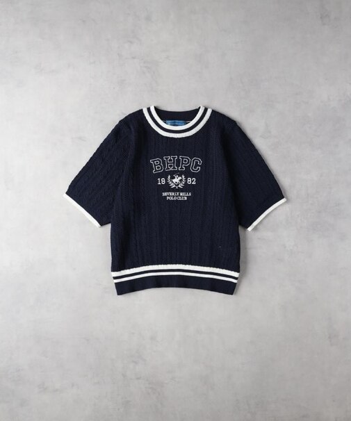 BEVERLY HILLS POLO CLUB(ビバリーヒルズポロクラブ)【レディース】【限定展開】刺繍ニット