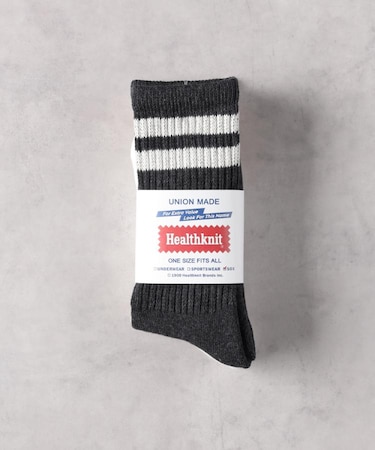 Healthknit(ヘルスニット)【レディース】【2色セット】リブラインソックス
