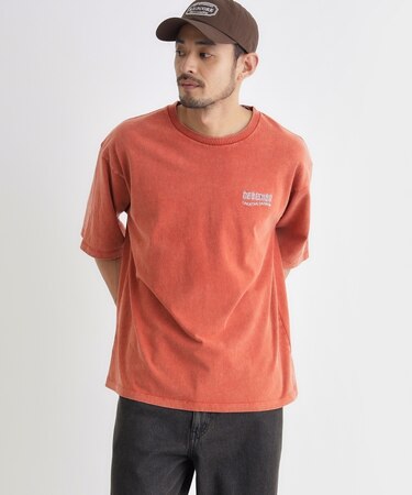 刺繍フェードTシャツ