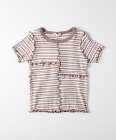 VIVIAN BLUE(ヴィヴィアンブルー)切替テレコTシャツ