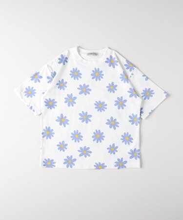 VIVIAN BLUE(ヴィヴィアンブルー)フラワー総柄Ｔシャツ