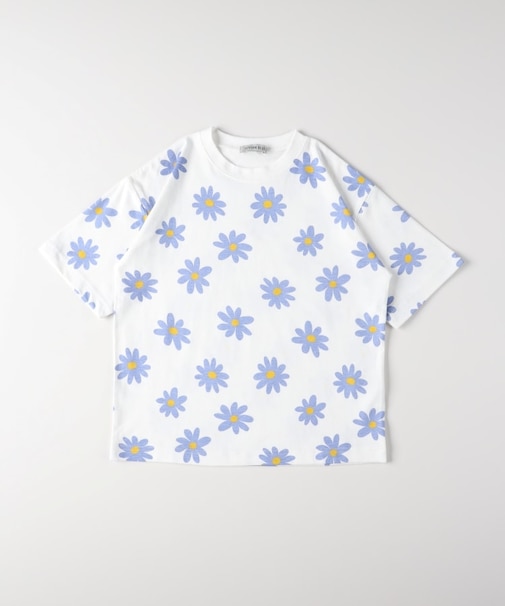 VIVIAN BLUE(ヴィヴィアンブルー)フラワー総柄Ｔシャツ