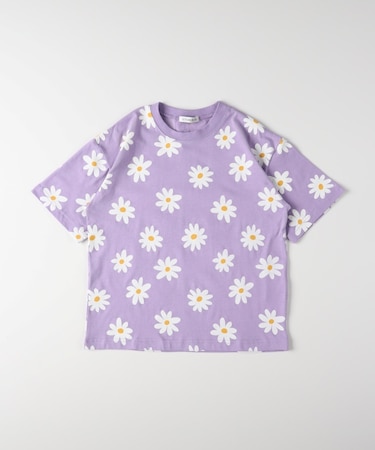 VIVIAN BLUE(ヴィヴィアンブルー)フラワー総柄Ｔシャツ