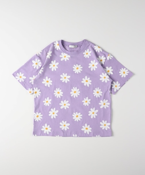 VIVIAN BLUE(ヴィヴィアンブルー)フラワー総柄Ｔシャツ