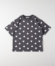 VIVIAN BLUE(ヴィヴィアンブルー)ハート総柄Ｔシャツ